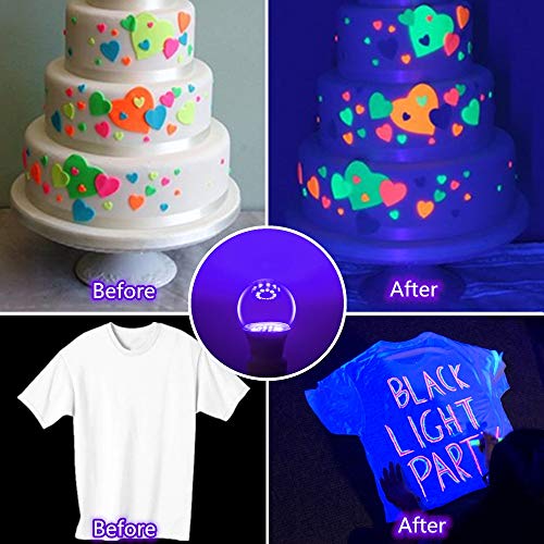 4 Pezzi 10W Lampadine UV LED, Lampada di Luce