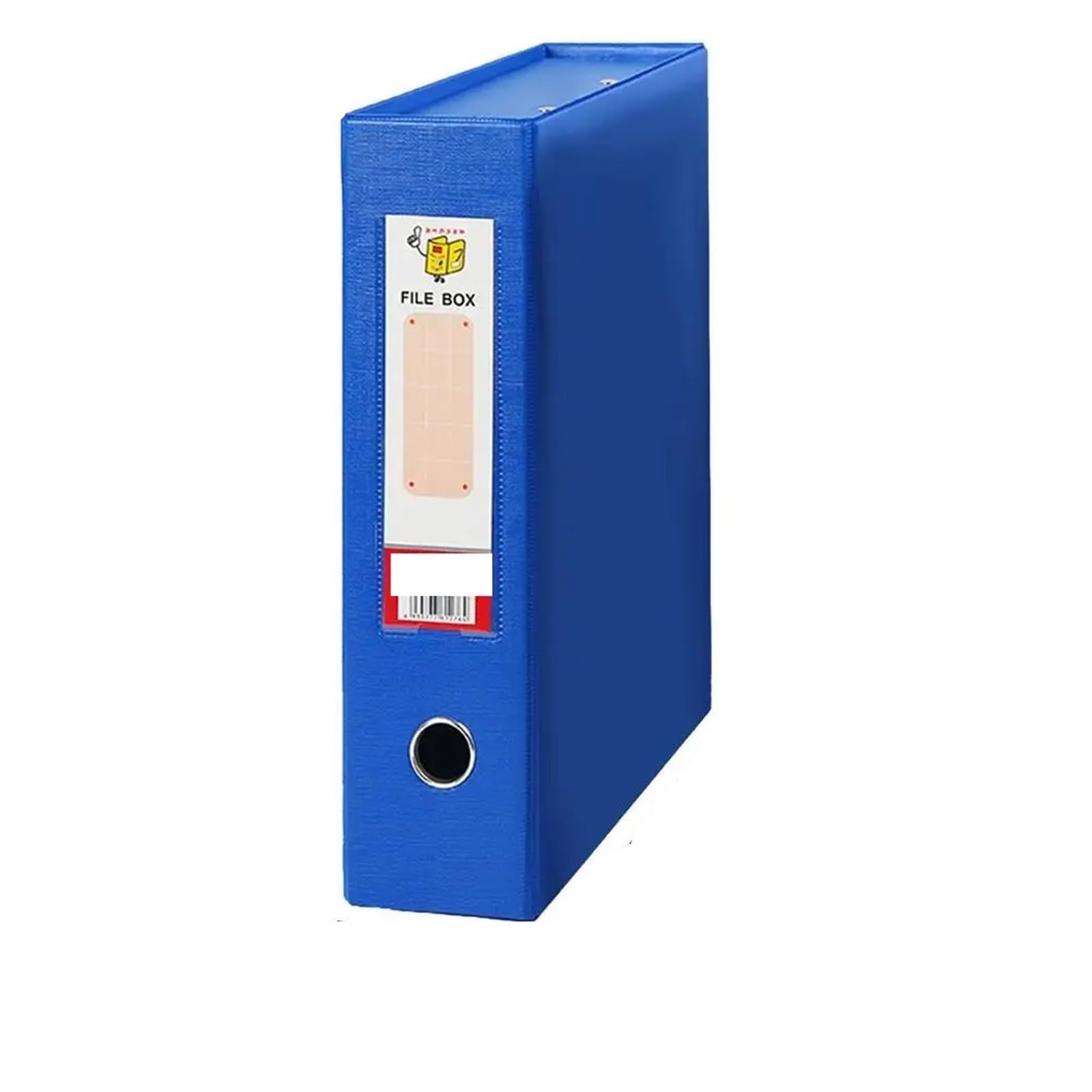 Cartella In Scatola Scatole for file A4 Scatola for documenti in cartone Design con coperchio integrato impermeabile Raccoglitore for file Scatole for file Per L'Archiviazione Dei Documenti(Blue)