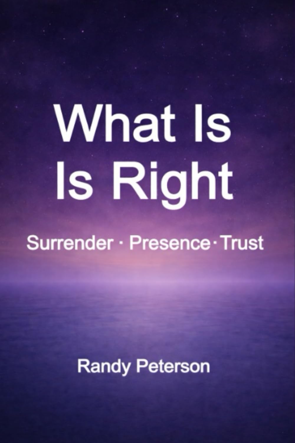 What Is Is Right: Finding Peace Through Surrender, Presence, and Inner Alignment
