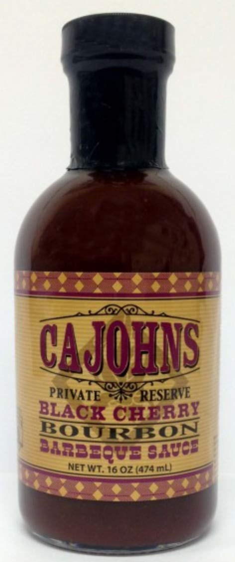 CaJohns Black Cherry Bourbon BBQ Sauce