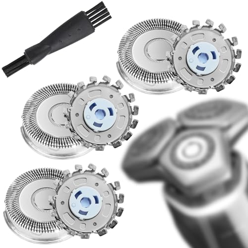 SH71 Cabezal de afeitado compatible con Philips Series 7000, SH71 Cabezales de afeitado de repuesto compatibles con Philips Shaver Series 7000, 5000 Series (S77XX & S55XX) (modelo SH71/50) (3 piezas)