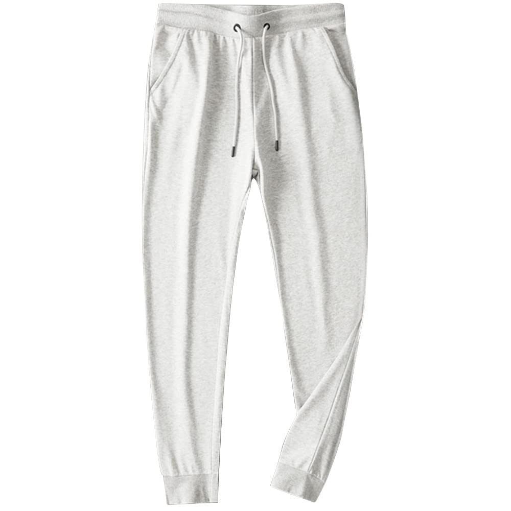 Dress CiciCotton Pants for Men Slim Fit, Sweatpants for Men with Closed Bottom