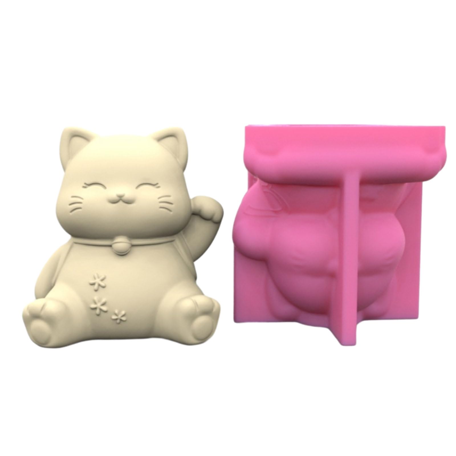 Moule 3D en résine de Silicone pour Animaux, Porte-Stylo, C573