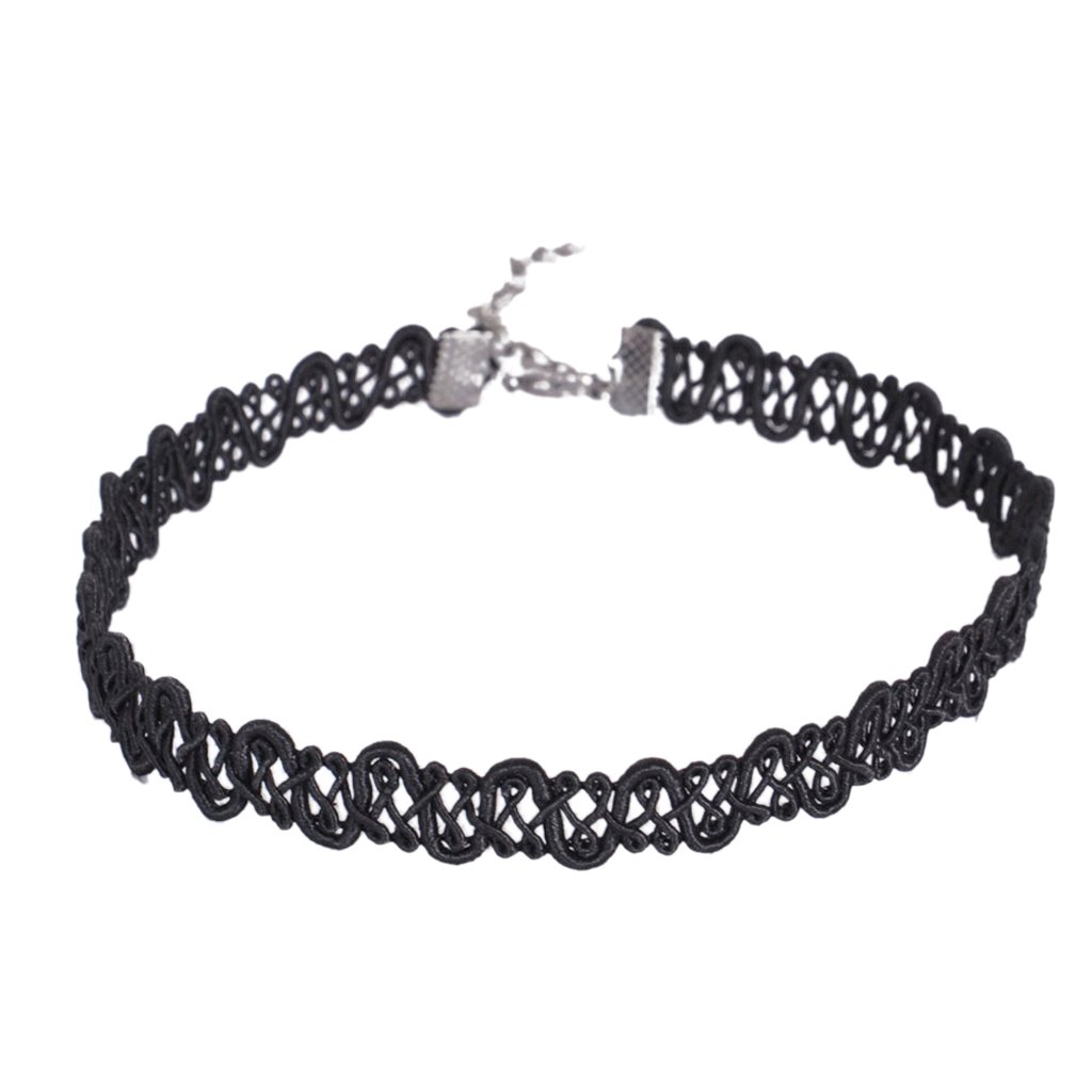 Imported Retro Fashion Simple black lace Choker Necklace Vintage Gothic Jewelry (B01DNXVDU6) Amazon Price History, Amazon Price Tracker
