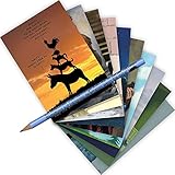 10-er Set Postarten A6 • MIX-0901 ''Postkarten-Set mit Bleistift ? Musik'' von Inkognito • Künstler: INKOGNITO