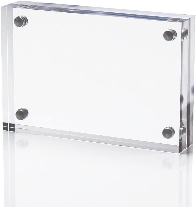 Display4top Acrylic Photo Frame Double Sided Clear