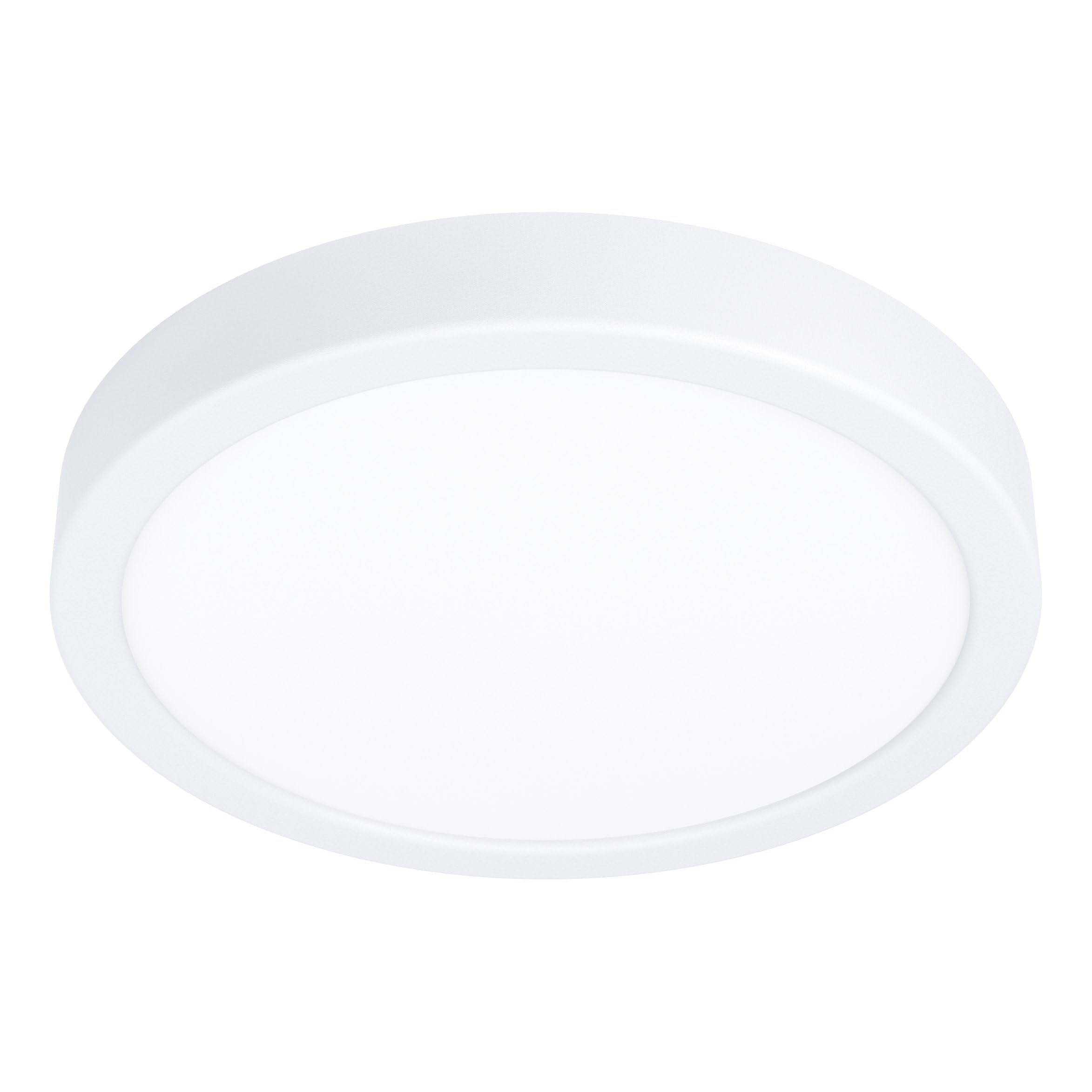 Eglo Connect.z Smart Home LED Bathroom Ceiling Light Fueva 6-Z, ZigBee, app and Alexa Voice Control, Warm White-Cold White, RGB, dimmable Ceiling lamp, White, IP44, Ø 21 cm