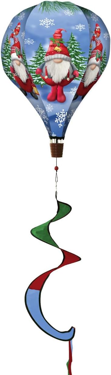 Briarwood Lane Cardinal and Holly Hot Air Balloon Spinner