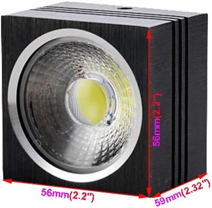Square 5W LED Ceiling Down Light COB Chipset Lamp Bulb Warm White