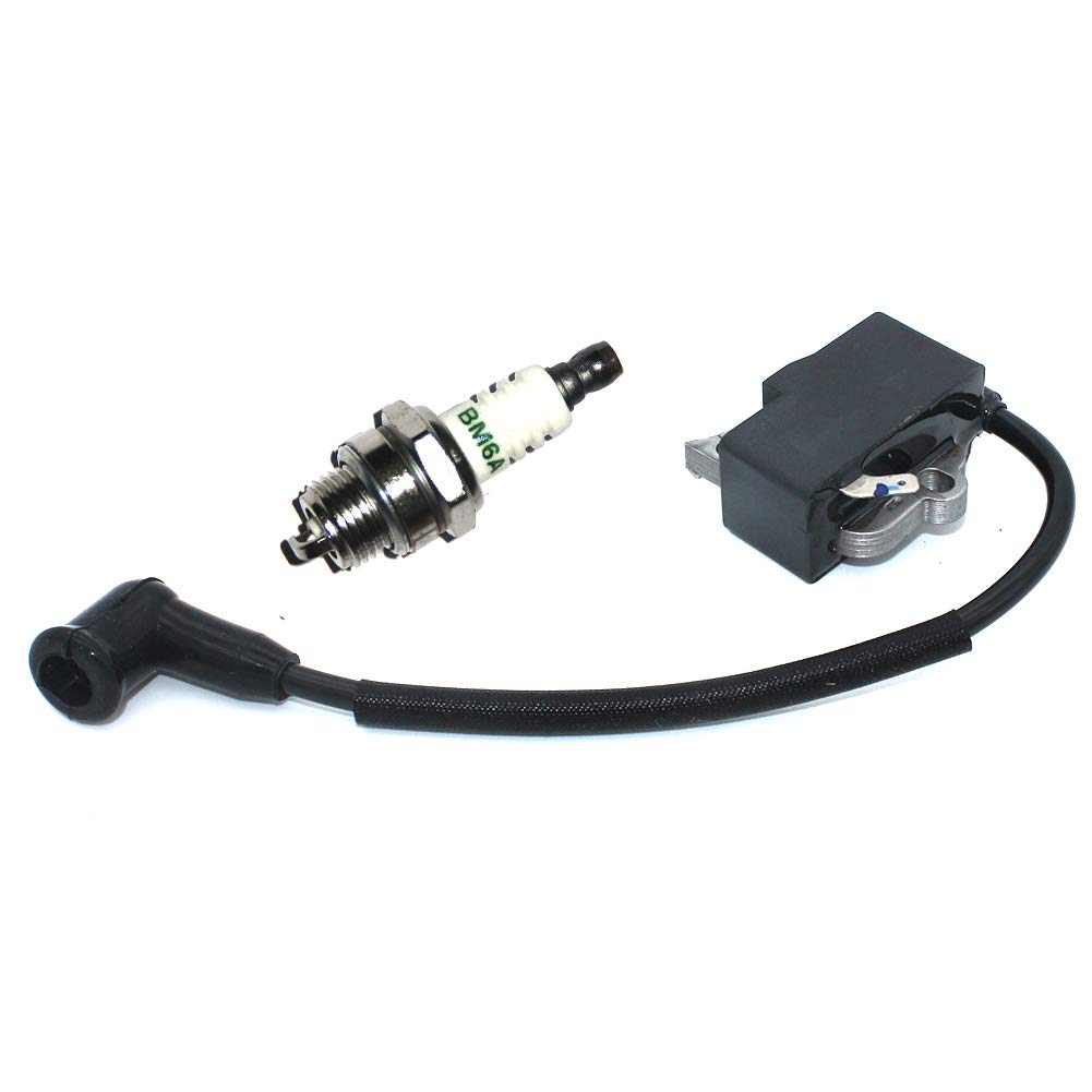 Ignition Coil Module With Spark Plug BM6A For Stihl Chiansaw MS261 MS261C MS261CBE MS261CQ MS261CQZ MS261VW MS261 VWZ MS261Z PN 141 400 1302 0000 400 7000 BPMR7A
