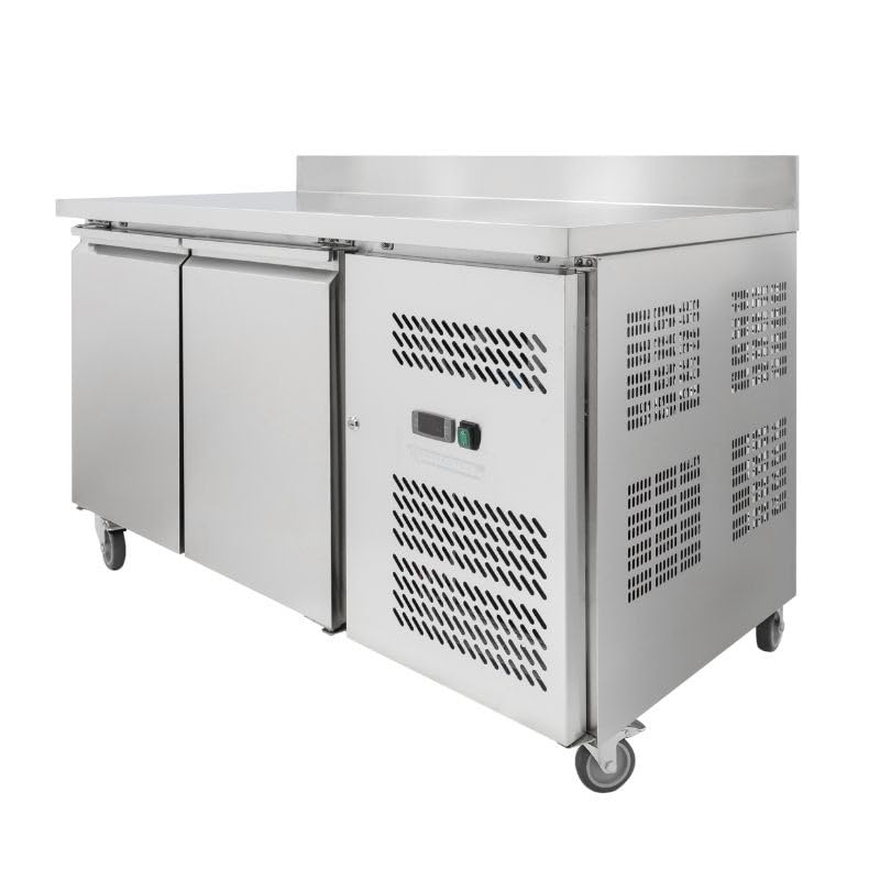 Table Réfrigérée 2 Portes GN 1/1 - Profondeur 700 avec Dosseret