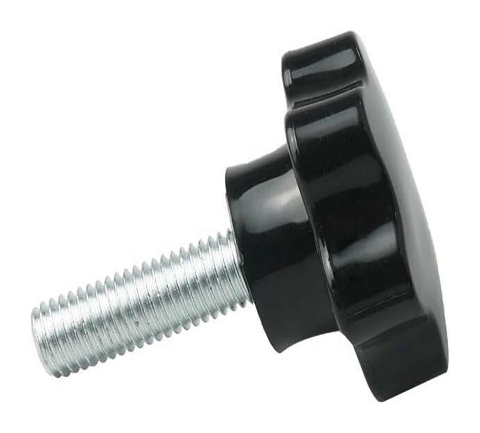 Btbtb 40Mm Star Shape Head Knobs, 1Pc M12 M14 M16 Length 30-100Mm Black Head Diameter 60Mm Thread Replacement Star Hand Knob Bakelite Hand Tighten Screw Tightening Screw(,M14)