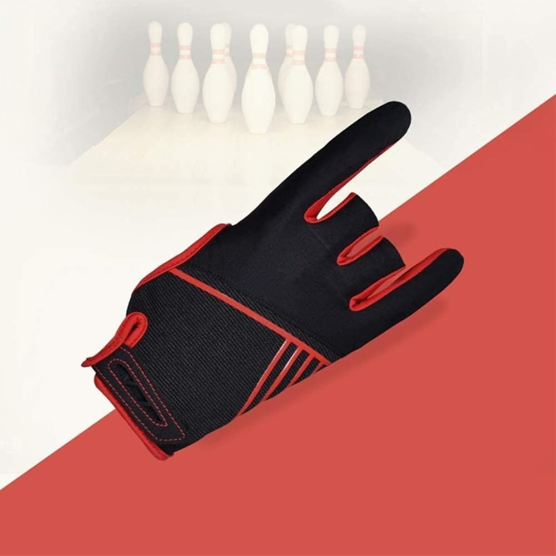 Guantes de Ciclismo Guantes para Hombres Salvaje Camping Pesca Caza Guante 3 Dedos Antideslizante Transpirable Guantes Deportivos (Color : Black, Size : Large)