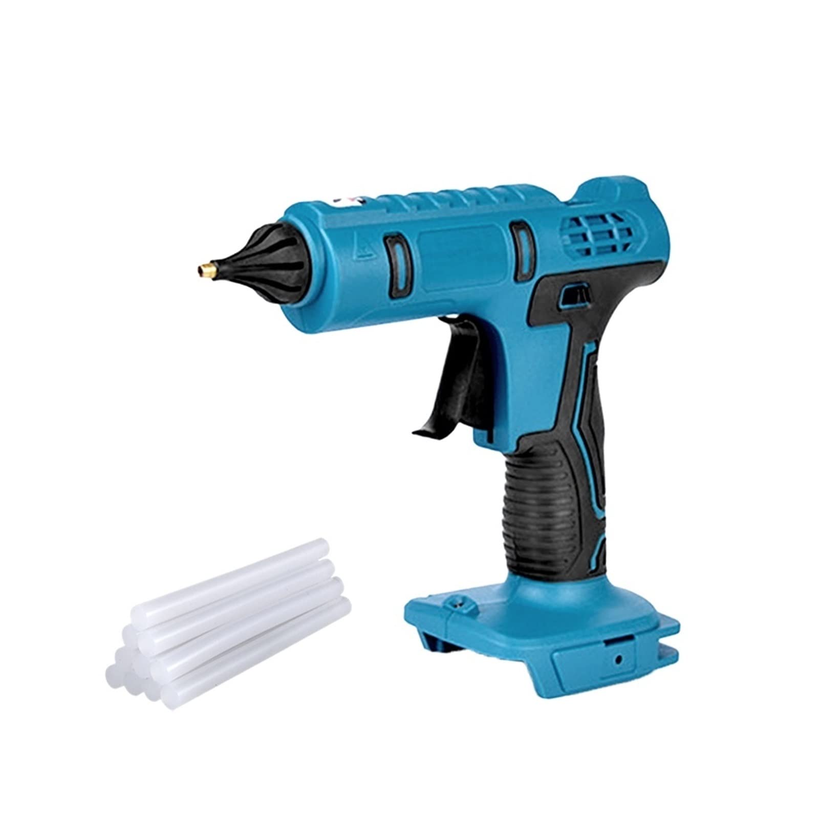 Bezprzewodowy Pistolet Do Klejenia Na Gorąco Z 10 Szt. 11mm Kleje W Sztyfcie Anti-scald Akumulator Home DIY Narzędzie Do Naprawy Baterii Szerokie Zastosowanie(Without Battery)