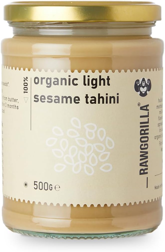 RAWGORILLA Raw Organic White Sesame Tahini - 500g