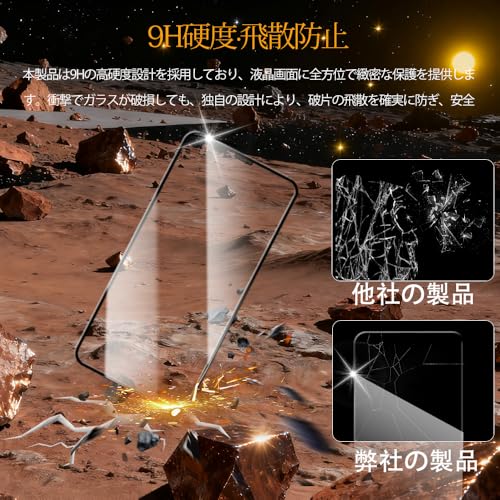 指紋認証 対応 iPhone11/iPhoneXR 用の ガラスフィルム 強化ガラス日本旭硝子素材製 保護フィルム ガイド枠付き, 2枚セット