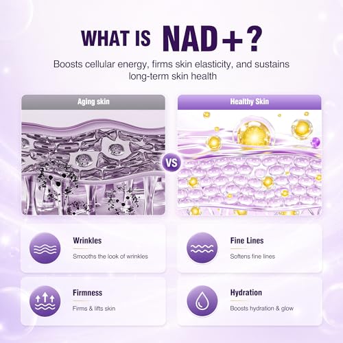 Retinol Peptide Serum for Face & Neck with NAD+ Support,Firming Collagen Skin Care for Fine Lines, Wrinkles & Hydration, Lightweight Daily Serum for Women & Men, 1.7 Fl Oz β image 3