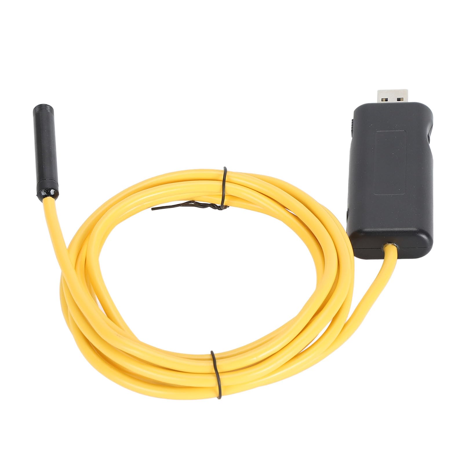 Endoskop USB, 8 Mm 720 P HD, 4 Cm Ogniskowa, Półsztywny Kabel IP67 Wodoodporny Boroskop WiFi, Kamera Inspekcyjna Typu Snake z 6 Diodami LED do Kontroli Rur Silnika Samochodowego (10 m)