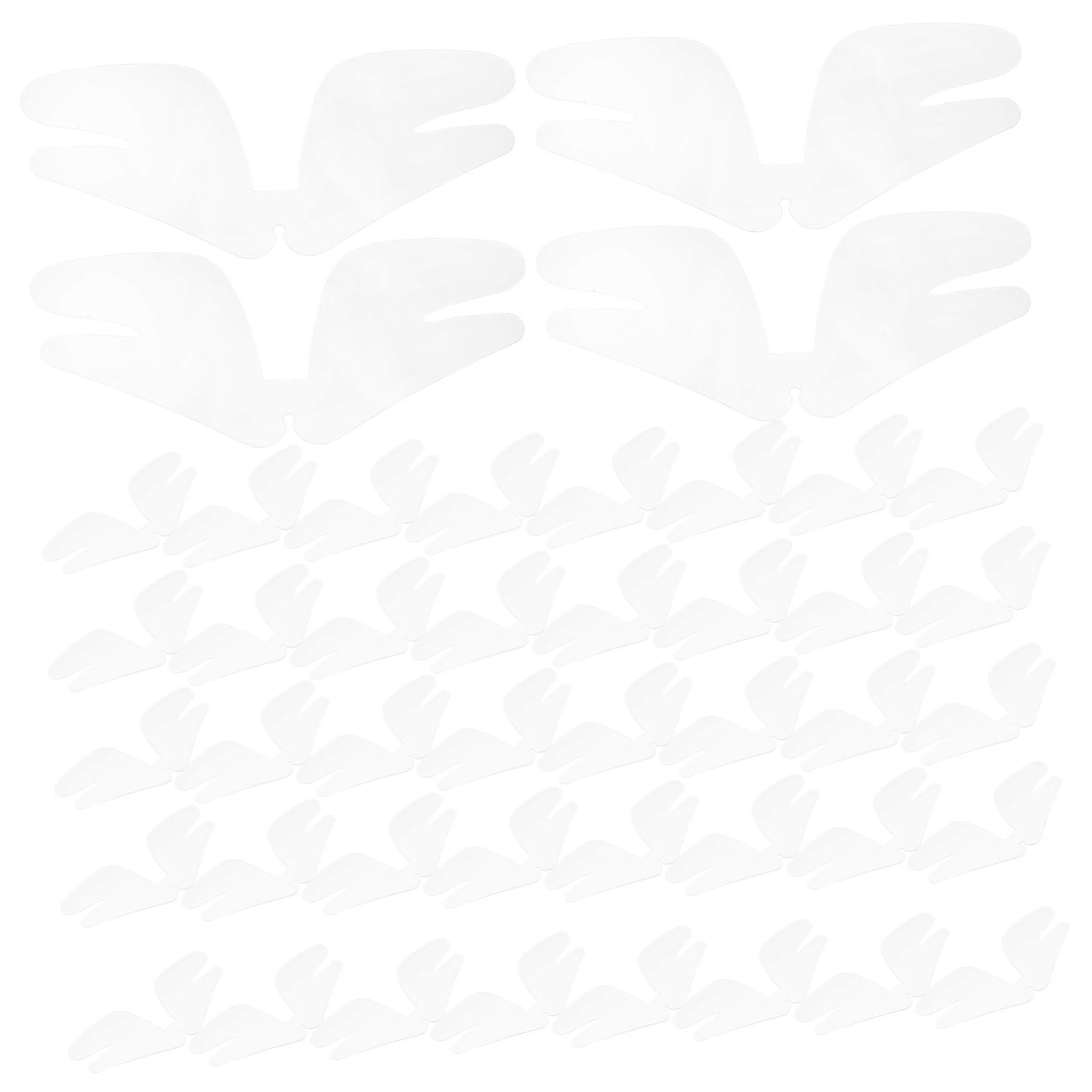 Veemoon Tirantes Transparentes Para El Cuello Refuerzo Zafle De Camisa Soporte De Cuello Para Camisas De Vestir Moldeador De Cuello Para Camisas De Hombre El Plastico