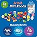 Learning Resources A to Z Mini Foods, Pretend Play Kitchen Accessories for Kids, Toddler Montessori, Fine Motor Skills, Gifts for Kids
