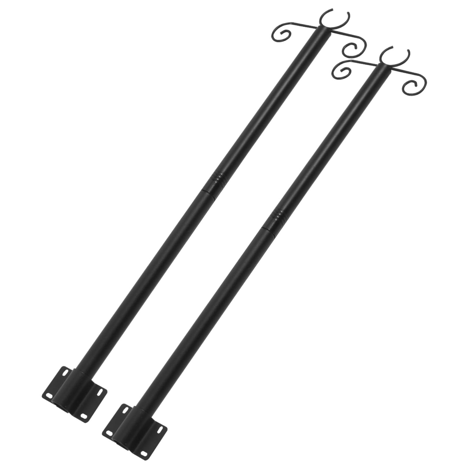 Yardwe 2sets Pali per Luci Corda Esterne in Pali Sospesi Supporti per Mangiatoie per Uccelli Accessori per Illuminazione Esterna della Luce Ganci per Esterni Comodi