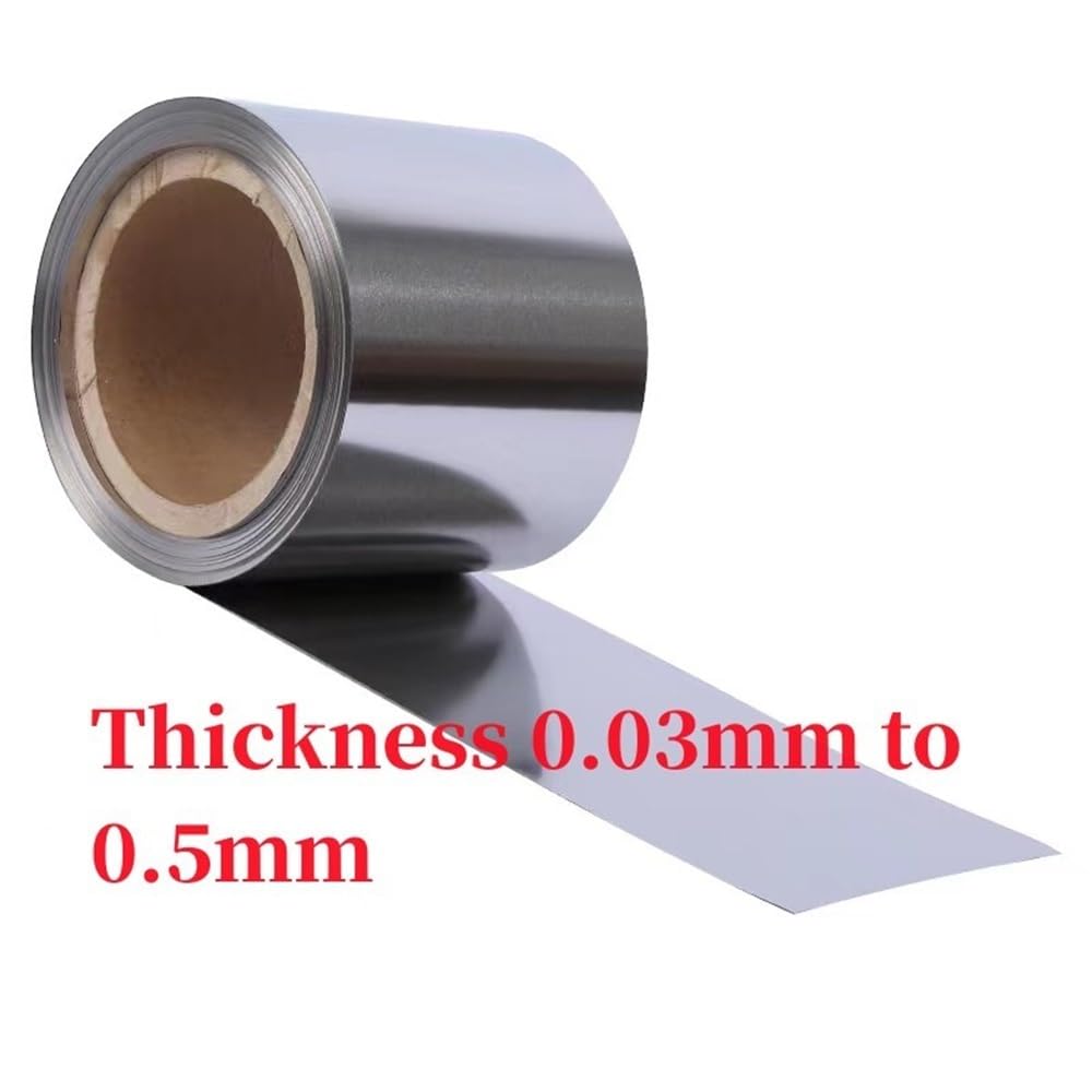 1 Stück hochreine Eisenfolie for mechanische Rahmen, Haltbarkeitsdicke 0,05 mm - 0,5 mm, dünnes Metalleisenblech(0.05mmx100mmx1m)
