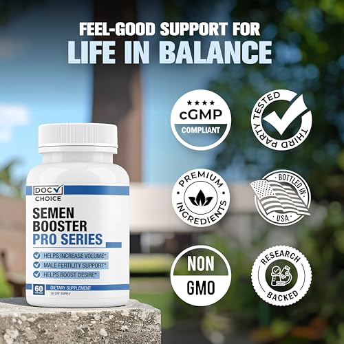 semen volume booster pro series for men - pills for men fast acting blood flow enhance load size healthier taste amp fertility support  3rd party tested supplement - 60 pills for adults