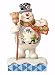 Jim Shore "Frosty the Snowman" Frosty with Scene on Belly Stone Resin Figurine, 8"