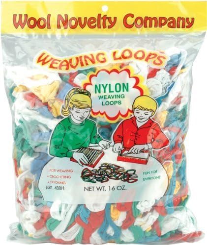 Wool Novelty Nylon Weaving Loops, 16-Ounce, Assorted Colors by WOOL NOVELTY