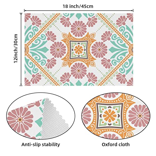 Set de table marocain pour repas de famille et dîner chic lot de 6