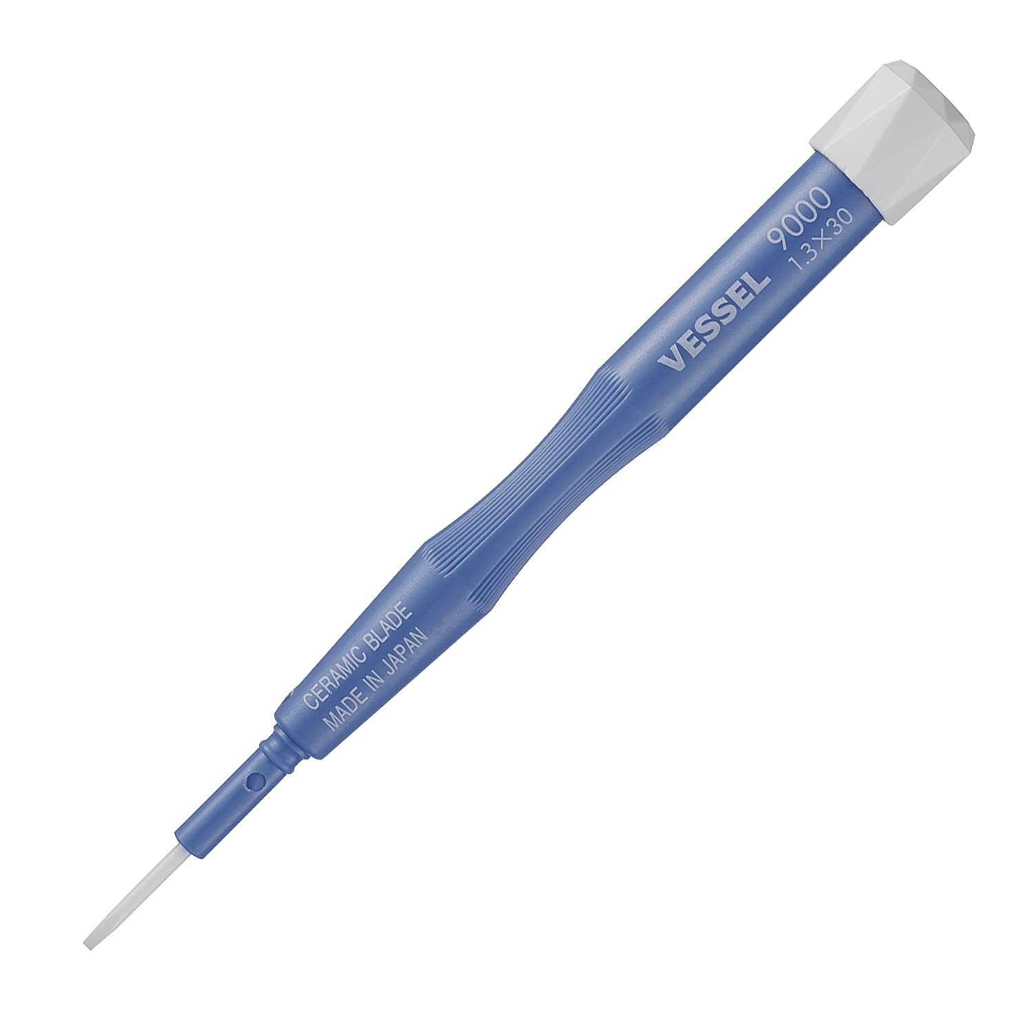 Vessel Ceramic Screwdriver Zirconia Non-Magnetic Flathead 4.9in Made in Japan