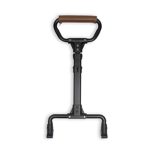 Miniatura 8 de WONDERFOLD Asa para cochecito con funda de cuero vegano para un agarre cómodo, tres alturas ajustables y hebilla de fijación de carro (solo