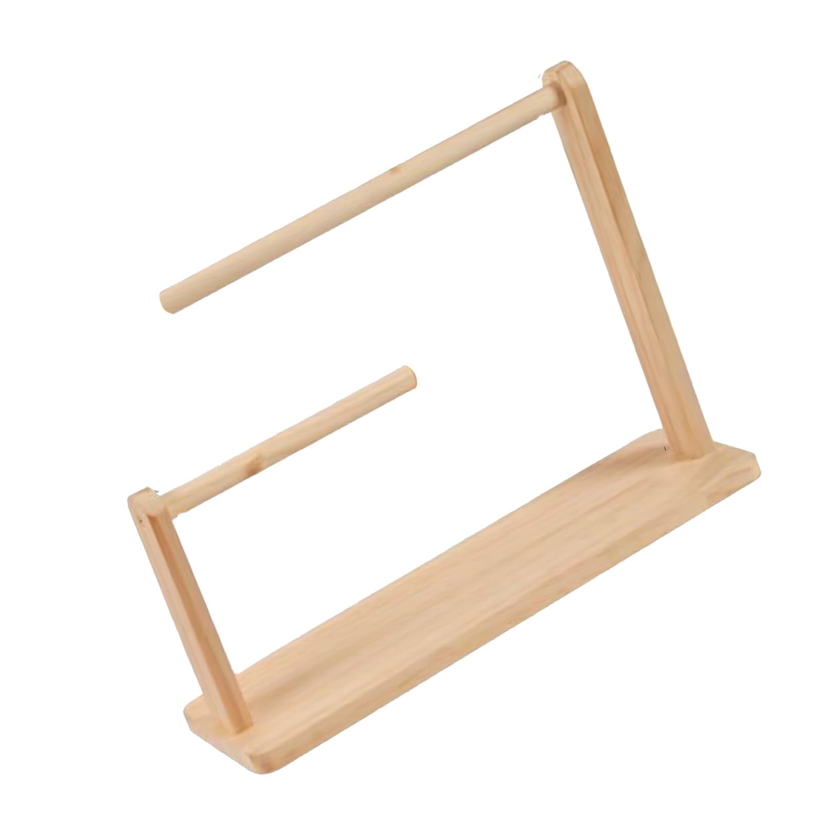Solid Wood Jewelry Storage Display Stand Multi-Tier Space Saving Design Home Shop Accessories Daily Use Multi-Tier Jewelry Storage Rack, フリーサイズ