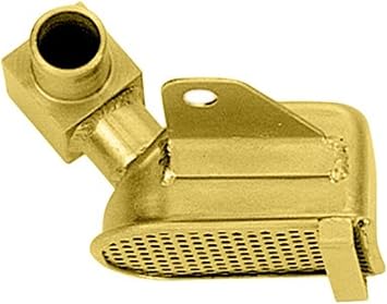 Milodon 18425 Gold Zinc Plated Low Profile Oil Pan Pickup for Pontiac