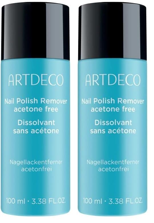 ARTDECO Nail Polish Remover Acetone Free - Nagellackentferner acetonfrei - 1 x 100 ml (Packung mit 2)