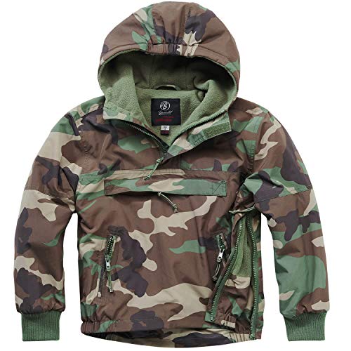Brandit Kids Windbreaker Woodland - M (134/140)