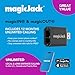 magicJack VOIP Phone Adapter - Unlimited Calls to US & Canada, No Monthly Bill, Portable Internet Phone with App, magicIN™ & magicOUT™ Service