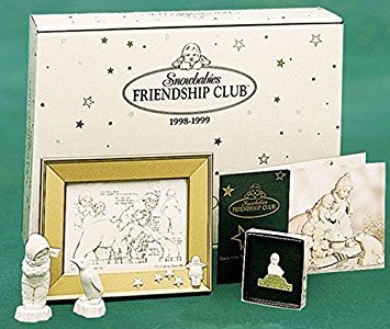 Snowbabies 1998 Kit Club de Amistad Departamento 56 No. 68889 porcelana de colección 1