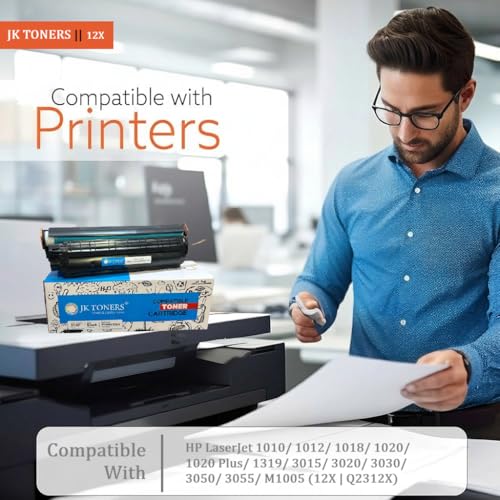 Image of 12X | Q2612X HIGH Capacity (2500 Pages) Toner Cartridge Compatible with HP 1010 / 1012 / 1018 / 1020 / 1020 Plus / 1319 / 3015 / 3020 / 3030 / 3050 / 3055 / M1005 (12X | Q2312X)