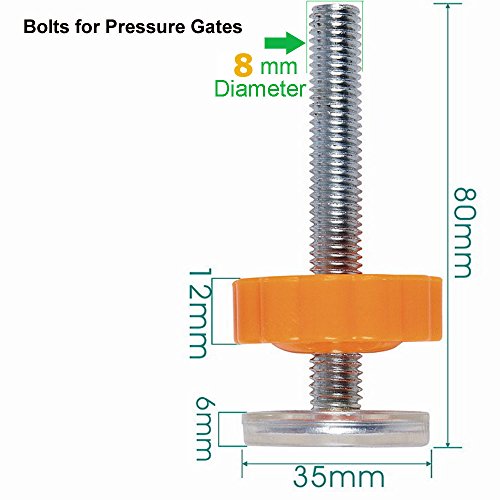 Baby-Gate-Parts-Replacement-8MM-Threaded-Spindle-Rod-Hardware-Kit-for-Pet-Dog-Safety-Pressure-Mounted-Gates-Extra-Long-Wall-Mounting-Accessories-Screws-Adapter-Bolts4-Pack