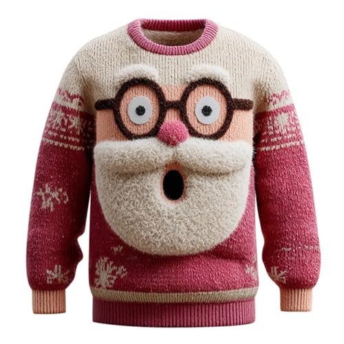 Weihnachtspullover Damen,Weihnachtspulli Damen,Weihnachtspullover...