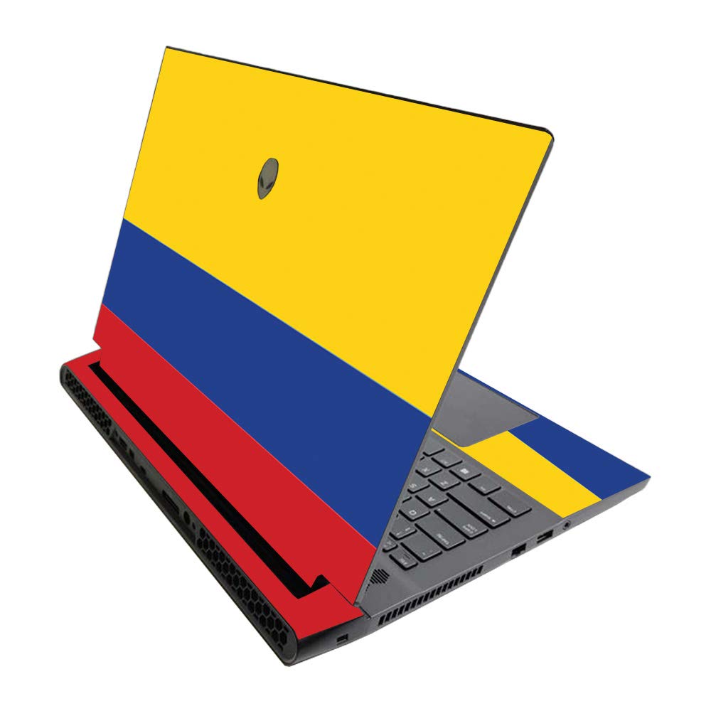 MightySkins Skin for Alienware M17 R3 (2020) - Colombian Flag | Protective, Durable, and Unique Vinyl Decal wrap cover | Easy To Apply, Remove, and Change Styles | Made in the USA