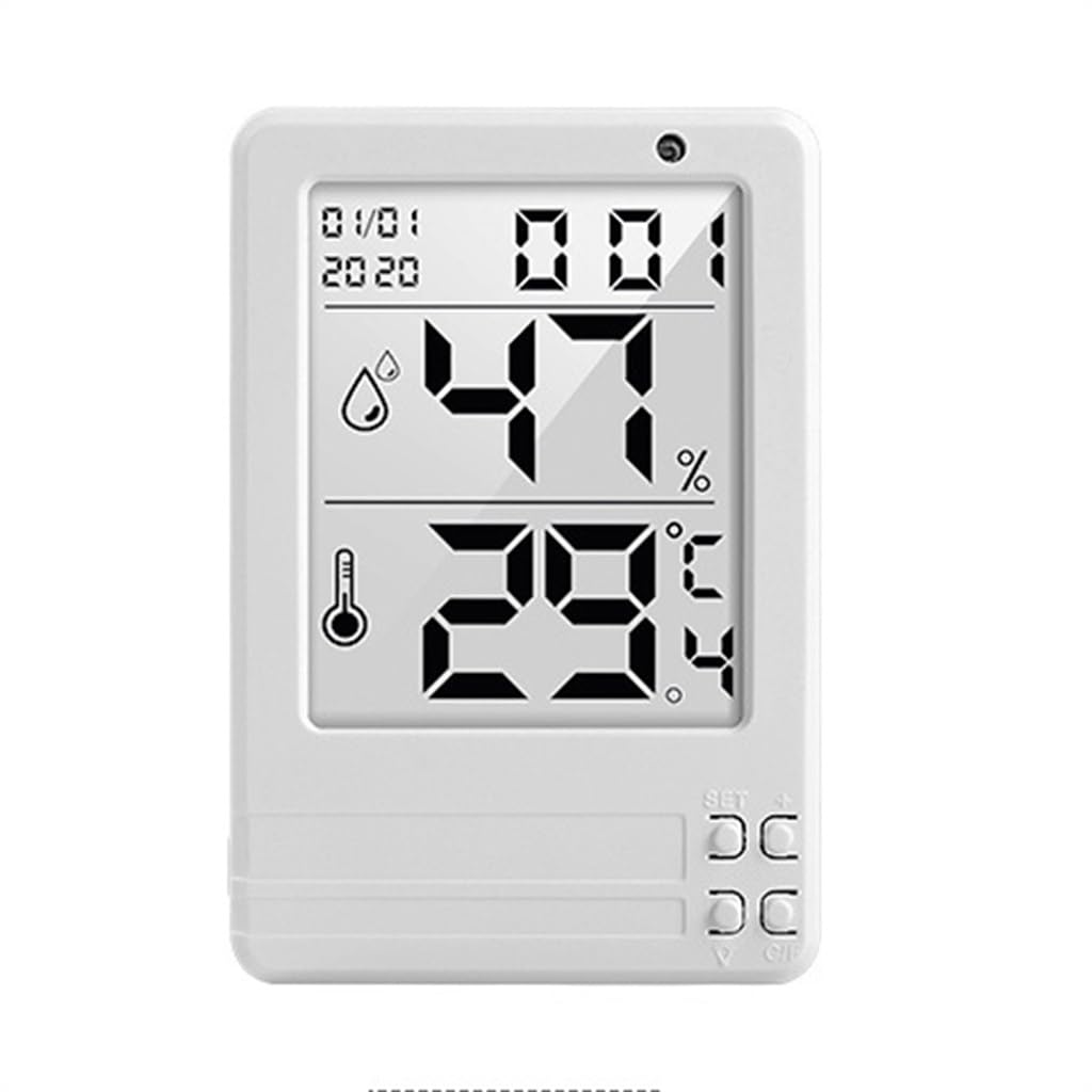 Medidor de Temperatura y Humedad Digital electrónico Luminoso con retroiluminación Luminosa automática Inteligente