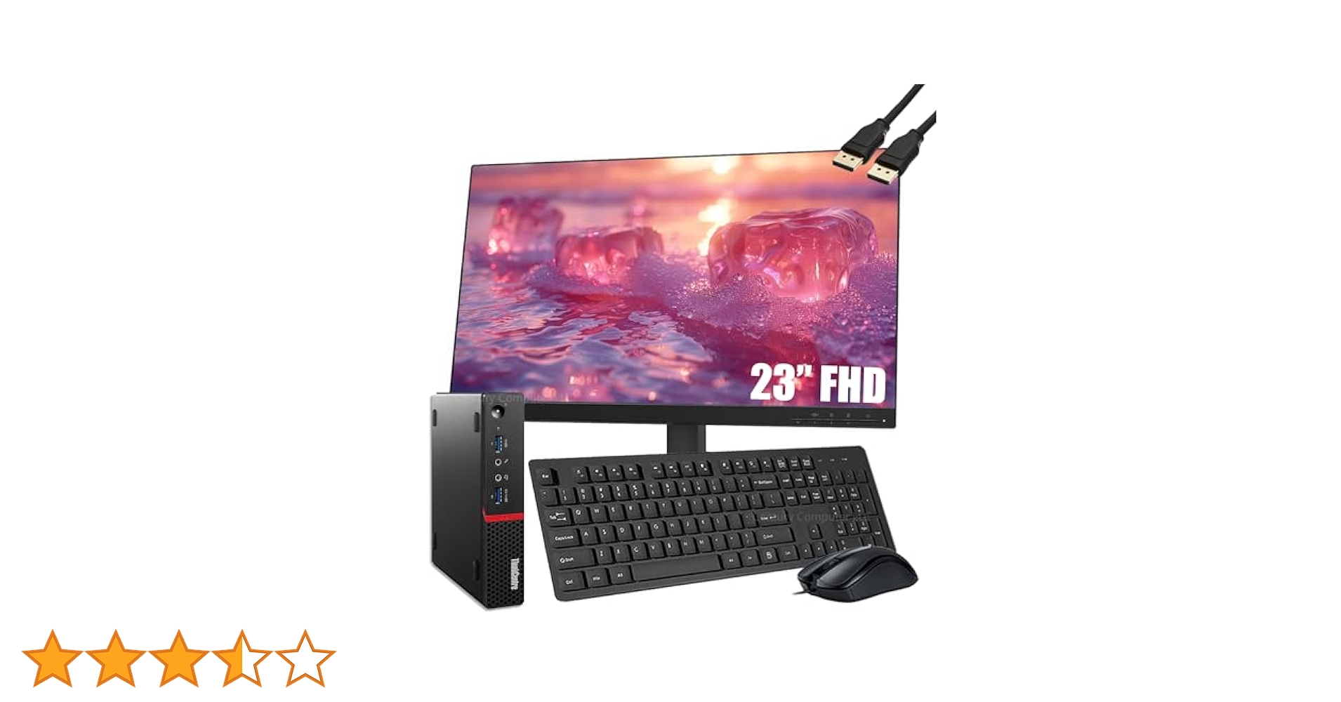 Lenovo ThinkCentre M700 Tiny Business Desktop PC with 23