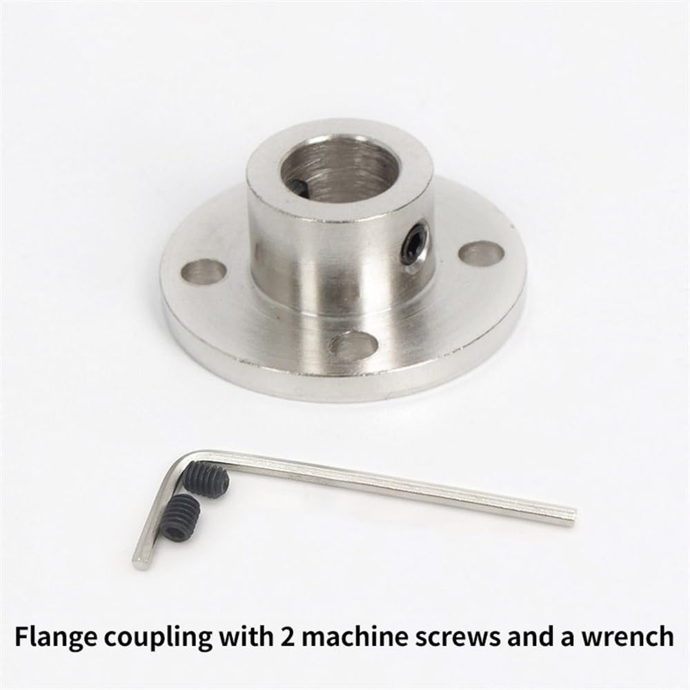 Aluminum Rigid Flange Coupling, 1pc