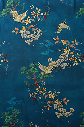 Ledamon Women's Plus Size Kimono Robe Long for Women - Pocket Floral Bathrobe Nightgown4