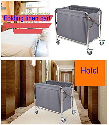 Carretilla plegable para hotel en acero inox y oxcloth miniatura 3