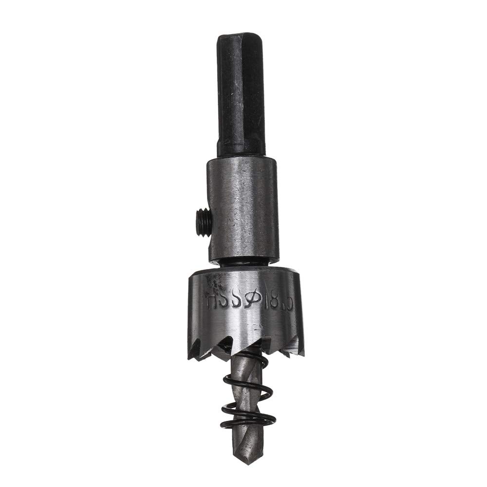 Juego de 5 brocas HSS 6542 para sierra perforadora HSS de 16/18,5/20/25/30 mm, con caja de plástico