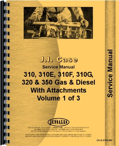 Case 310E Crawler Service Manual      Plastic Comb