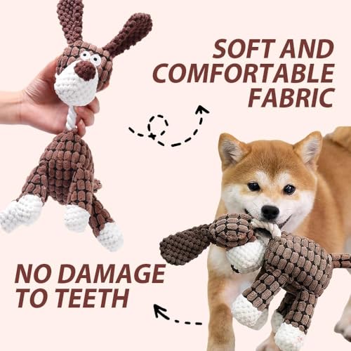 Juguete Mordible de Peluche para Perros con Diseño Animal miniatura 2